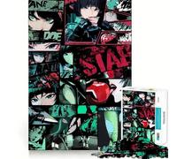 Jane Doe Comic Panel Collage Jigsaw Puzzles for Adults 1000 Pieces Sharp Mind Bright Color Family Activity Wall Art (50x75cm)