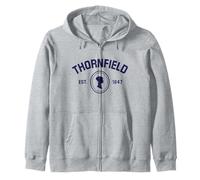 Jane Eyre Charlotte Bronte Thornfield 1847 Zip Hoodie