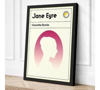 Jane Eyre Minimalist Canvas Wall Art Print 18x12 Inch