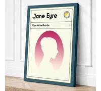 Jane Eyre Minimalist Canvas Wall Art Print 18x12 Inch