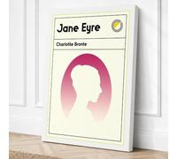 Jane Eyre Minimalist Canvas Wall Art Print 18x12 Inch