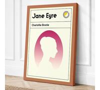 Jane Eyre Minimalist Canvas Wall Art Print 18x12 Inch