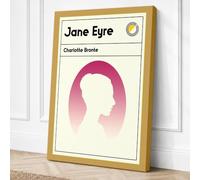 Jane Eyre Minimalist Canvas Wall Art Print 30x20 Inch