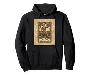 Jane Foole - English Court Jester Fool British History Pullover Hoodie