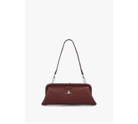 Jane Frame Chestnut Leather Shoulder Bag Purse - Tan Leather / One Size