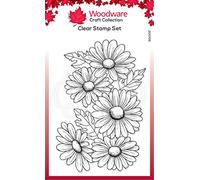 Jane Gill - Clear Magic Stamp Set - Five Daisies