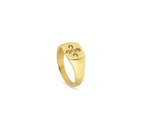 Jane Kønig Big Atomic Ring ASR-SS24-G-54 - Woman - 925 Sterling Silver Gold 54