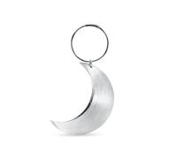 Jane Kønig Big Half Moon Creole Earring Single Silver BHMC-XJK24-1-S - Woman - 925 Sterling Silver Silver 7 cm