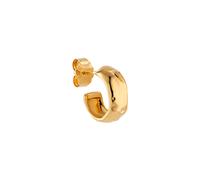 Jane Kønig Bruised Heart Earring Single 18 ct. Goldplated Silver BHH-SS23-G - Woman - 925 Sterling Silver Gold