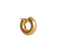 Jane Kønig Chunky Hoop Small Earring Single 18 ct. Goldplated Silver JKSC001-G - Woman - 925 Sterling Silver Gold