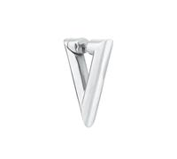 Jane Kønig Chunky Triangle Earring Single Silver BCTH-SS22-S - Woman - 925 Sterling Silver Silver