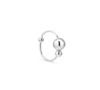 Jane Kønig Creole Earring Single Silver CWAP-SS24-S - Woman - 925 Sterling Silver Silver
