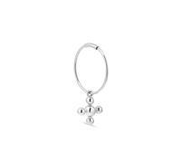 Jane Kønig Creole Earring Single Silver CWAP-SS24-S - Woman - Quartz - 925 Sterling Silver Silver