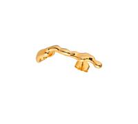 Jane Kønig Drippy Cuff Right Earring Single Goldplated Silver DC-H22-G_right - Woman - Quartz - 925 Sterling Silver Gold
