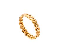 Jane Kønig Flet Medium Ring Goldplated Silver JK0007R-G_52 - Woman - Quartz - 925 Sterling Silver Gold 52