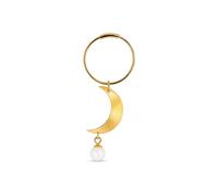 Jane Kønig Half Moon Earring Single Goldplated Silver HMCP-XJK24-1-G - Woman - 925 Sterling Silver Gold