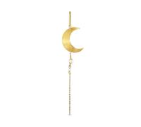 Jane Kønig Half Moon Earring Single Goldplated Silver HMEP-XJK24-1-G-Left - Woman - 925 Sterling Silver Gold