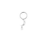 Jane Kønig Half Moon Earring Single Silver HMCP-XJK24-1-S - Woman - 925 Sterling Silver Silver