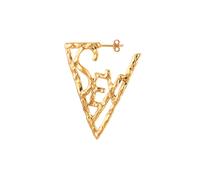 Jane Kønig Sex Earring Single 18 ct. Goldplated Silver SE-SS23-F-Højre - Woman - 925 Sterling Silver Gold Right