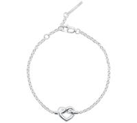 Jane Kønig Tied Heart Bracelet Bracelet 18 ct. Silver THB-AW25-S - Woman - 925 Sterling Silver Silver 16 cm