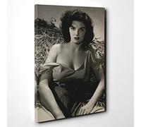 Jane Russell Canvas Print | Gallery Wrapped 30mm Frame Wall Art | 30x20 inches | Ready to Hang | Modern Picture | Living Room Bedroom Lounge Office