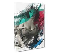 Jane Russell V2 Canvas Print | Gallery Wrapped 30mm Frame Wall Art | 30x20 inches | Ready to Hang | Modern Picture | Living Room Bedroom Lounge Office
