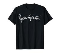 Jane’s Addiction Classic Logo in Black T-Shirt, Men, Black, Medium