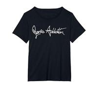 Jane’s Addiction Classic Logo in Black T-Shirt, Women's Plus, Black, 3X