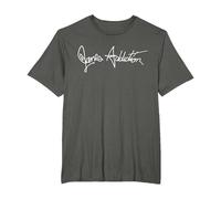 Jane’s Addiction Classic Logo in Greys T-Shirt, Men's Big and Tall, Asphalt Grey, 3X Tall