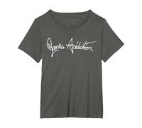 Jane’s Addiction Classic Logo in Greys T-Shirt, Women's Plus, Asphalt Grey, 3X