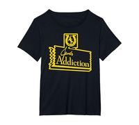 Jane’s Addiction Horse Logo in Black T-Shirt, Women's Plus, Black, 3X