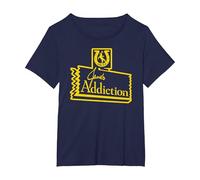 Jane’s Addiction Horse Logo in Blue T-Shirt, Women's Plus, Navy Blue, 3X