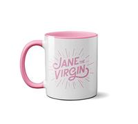 Jane The Virgin Mug- TV Shows Programmes Series Christmas Birthdays Funny Chick (Pink Handle)