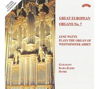 Jane Watts - GEO No 7 - Jane Watts plays the Organ of Westminster Abbey