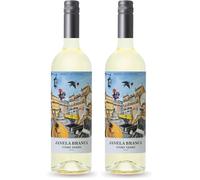 Janela Branca Vinho Verde 75 resh Portuguese White with Citrus & Green Apple, Light Spritz & Mineral Finish - Crisp, Low-Alcohol Portuguese White (9.5% ABV) (Pack of 2)