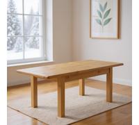 Janelle Dining Table - 4-6 Seater - 126cm-160cm - Butterfly Extending - Rustic Oak