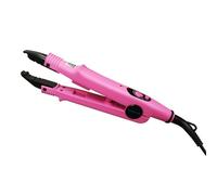 janelove Professional Hair Extensions Iron, Fusion Heat Connector, Pre Bonded Hair Extensions Iron Kit Tool, UK Plug, 210°F-390°F Temperature Adjust (Pink)