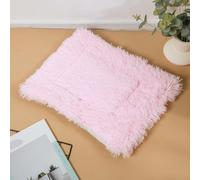 JANEMUA Large Dog Bed, Crate Pad Mat for Cages Washable Bed for Large Medium Size Dog Soft Kennel Pad Anti-Slip Pet Bed-Pink||S - 35 * 30cm