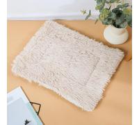 JANEMUA Large Dog Bed, Crate Pad Mat for Cages Washable Bed for Large Medium Size Dog Soft Kennel Pad Anti-Slip Pet Bed-Brown||S - 35 * 30cm