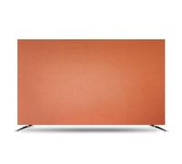 JANEMUA Solid Color Soft TV Dust Cover, Simple And Modern Style TV Decorative Cover, Sun/dust Protection TV Display Cover For Various Types TV-Orange||42-48inch