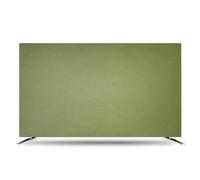 JANEMUA Solid Color Soft TV Dust Cover, Simple And Modern Style TV Decorative Cover, Sun/dust Protection TV Display Cover For Various Types TV-Green||68-72inch