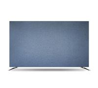 JANEMUA Solid Color Soft TV Dust Cover, Simple And Modern Style TV Decorative Cover, Sun/dust Protection TV Display Cover For Various Types TV-Blue||85-86inch