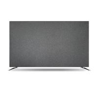 JANEMUA Solid Color Soft TV Dust Cover, Simple And Modern Style TV Decorative Cover, Sun/dust Protection TV Display Cover For Various Types TV-Grey||42-48inch