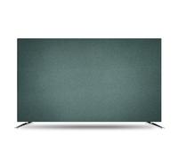 JANEMUA Solid Color Soft TV Dust Cover, Simple And Modern Style TV Decorative Cover, Sun/dust Protection TV Display Cover For Various Types TV-Dark Green||85-86inch