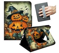 JANENFNA Case for Amazon Fire Max 11 Tablet (13th Gen, 2023 Release) - Slim Smart Cover with Hand Strap & Auto Wake/Sleep, Witch Hat Halloween