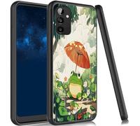 JANENFNA Case for Galaxy A14 5G, Slim Shock Proof TPU Cover Soft Flexible Rubber Lightweight Protective Phone Case for Samsung Galaxy A14 5G,Frog with Umbrella