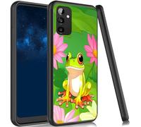 JANENFNA Case for Galaxy A14 5G, Slim Shock Proof TPU Cover Soft Flexible Rubber Lightweight Protective Phone Case for Samsung Galaxy A14 5G,Frog Among Flowers