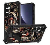 JANENFNA for Galaxy A16 5g Phone case,Double Layer Protective case,Anti-Drop and Anti-Scratch, Mobile Phone case with Folding Stand for Men Women Girls,Enchanted Witchy Decor