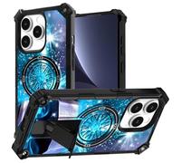 JANENFNA for iPhone 14 Pro case,Double Layer Protective case,Anti-Drop and Anti-Scratch, Mobile Phone case with Folding Stand for Men Women Girls,Divine Cross Bible
