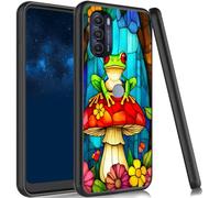 JANENFNA for Moto G 5G 2022 Case Slim Shock Proof TPU Cover Soft Flexible Rubber Lightweight Protective Phone Case for Motorola Moto G 5G 2022,Stained Glass Frog